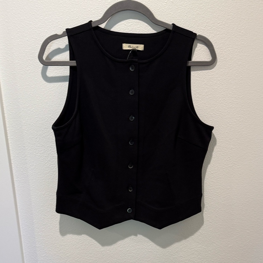 Madewell Button-Front Vest
